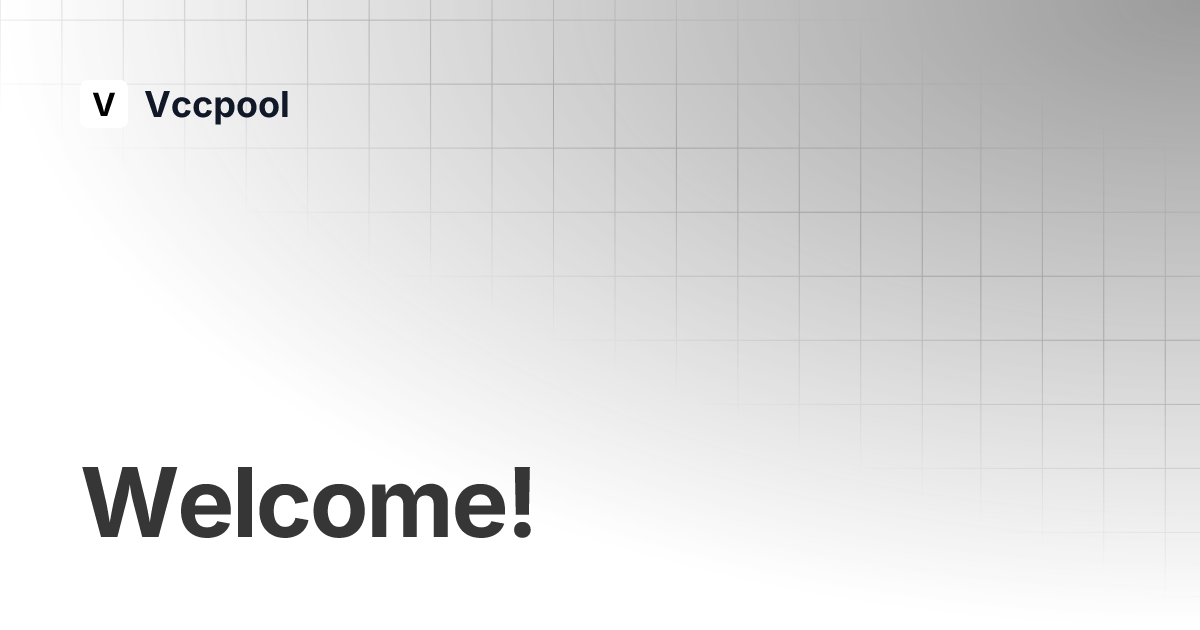 Welcome vccpool